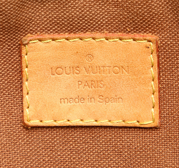 ルイ ヴィトン モノグラム サック ボスフォール M40043 ブラウン 茶 PVC レザー ブリーフケース メンズ LOUIS VUITTON 中古