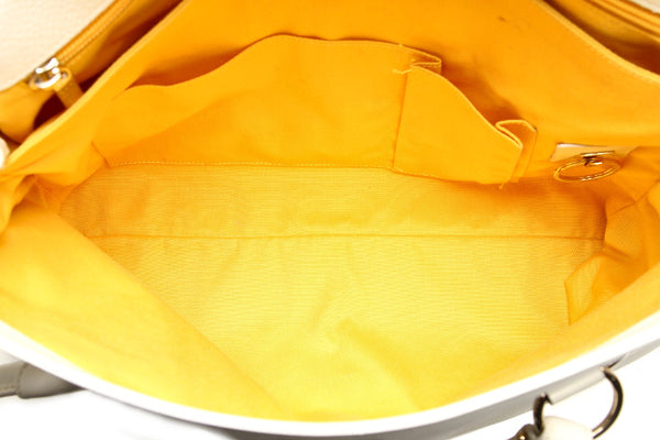 サルヴァトーレフェラガモ ガンチーニ AU-21 5354 ホワイト 白 レザー トートバッグ レディース Salvatore Ferragamo 中古