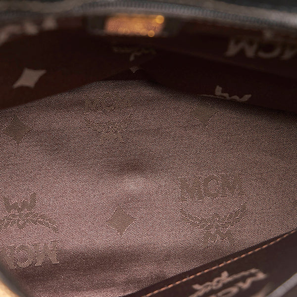 エム シー エム ハンドバッグ ショルダーバッグ 2WAY ブラック レザー レディース MCM 【中古】