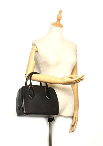 ルイ ヴィトン エピ サブロン M52042 ブラック レザー ハンドバッグ レディース LOUIS VUITTON 中古