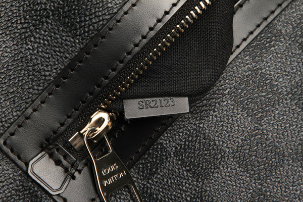 ルイ ヴィトン ダミエ　グラフィット ミック MM N41106 ブラック グレー PVC ショルダーバッグ メンズ LOUIS VUITTON 中古