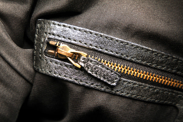 グッチ ソーホー 223951 ブラック レザー ショルダーバッグ レディース GUCCI 中古