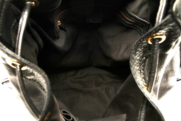 グッチ ソーホー 223951 ブラック レザー ショルダーバッグ レディース GUCCI 中古