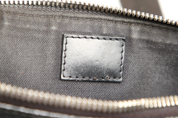 ルイ ヴィトン ダミエグラフィット ミック PM N40003 ブラック グレー PVC キャンバス ショルダーバッグ メンズ LOUIS VUITTON 中古