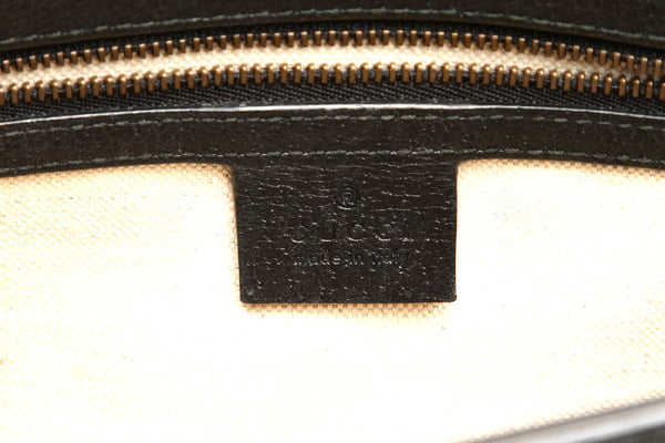 グッチ シェリーライン 431283  ブラック 黒 レザー ショルダーバッグ レディース GUCCI 中古