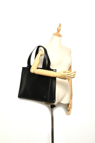 ルイ ヴィトン エピ ジェモ M52452 ブラック 黒 レザー トートバッグ ユニセックス LOUIS VUITTON 中古