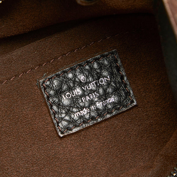 ルイ ヴィトン マヒナ ソーラーGM M95765 ブラック レザー 肩掛け ショルダーバッグ レディース LOUIS VUITTON 【中古】
