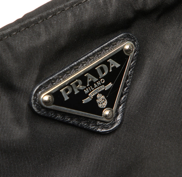 プラダ ブラック 黒 ナイロン ショルダーバッグ レディース PRADA 中古