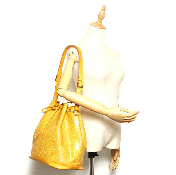 ルイ ヴィトン エピ ノエ M44009 イエロー 黄色 レザー ショルダーバッグ ユニセックス LOUIS VUITTON 中古