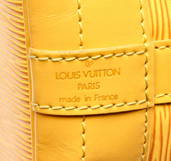 ルイ ヴィトン エピ ノエ M44009 イエロー 黄色 レザー ショルダーバッグ ユニセックス LOUIS VUITTON 中古