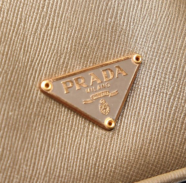プラダ BR0488 カーキ レザー ボストンバッグ レディース PRADA 中古