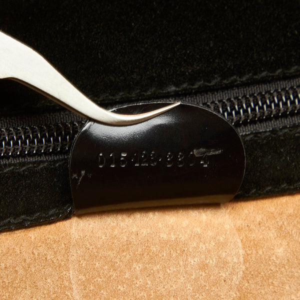 グッチ バンブー ブラック パテントレザー ビジネスバッグ メンズ GUCCI 【中古】