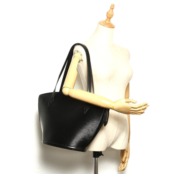 ルイ ヴィトン エピ サンジャック M52272 ブラック 黒 レザー ハンドバッグ レディース LOUIS VUITTON 中古