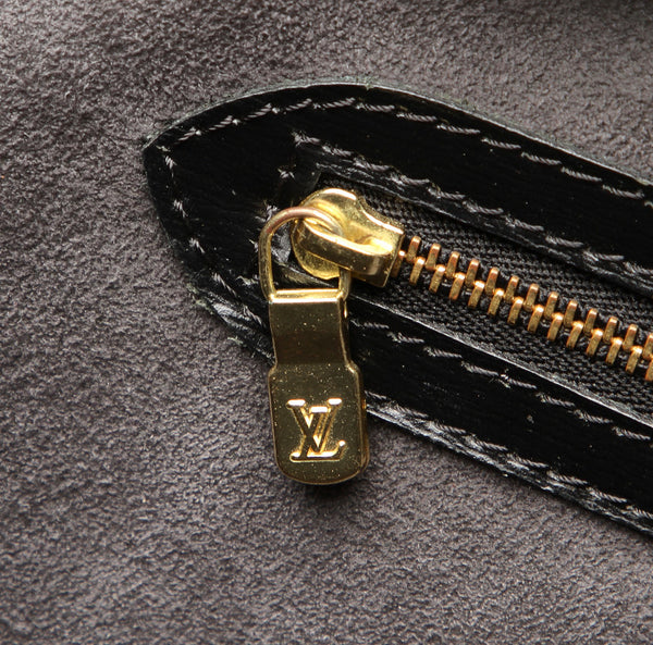 ルイ ヴィトン エピ サンジャック M52272 ブラック 黒 レザー ハンドバッグ レディース LOUIS VUITTON 中古