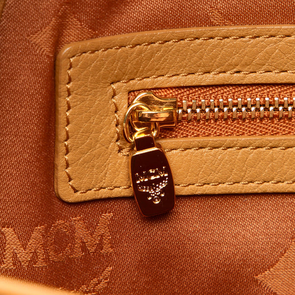 エム シー エム 4SVE79 ブラウン 茶 レザー リュック バックパック ユニセックス MCM 中古