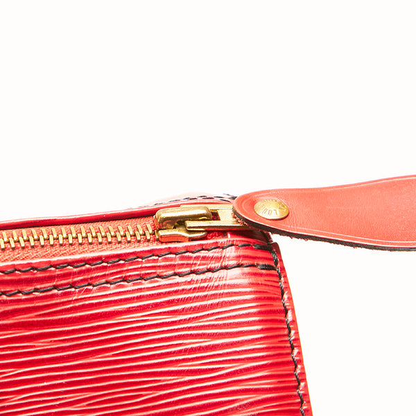 ルイ ヴィトン エピ  スピーディ25 M43017 レッド レザー ハンドバッグ レディース LOUIS VUITTON 【中古】