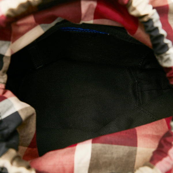 バーバリーブルーレーベル ブラック レザー ハンドバッグ ショルダーバッグ 2WAY レディース BURBERRY BLUE LABEL 【中古】
