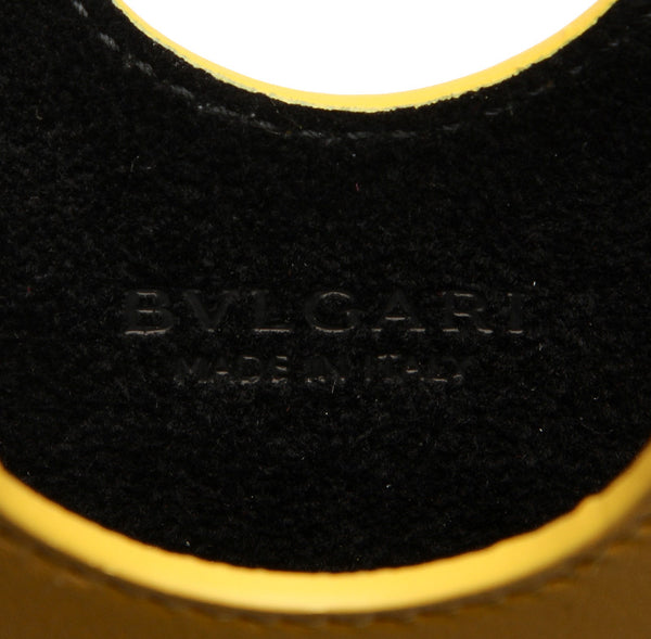ブルガリ イエロー レザー ipadケース ユニセックス BVLGARI 【中古】
