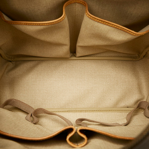 ルイ ヴィトン モノグラム ドゥービル M47270 ブラウン PVC レザー ハンドバッグ レディース LOUIS VUITTON 【中古】