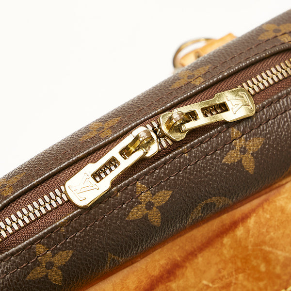 ルイ ヴィトン モノグラム ドゥービル M47270 ブラウン PVC レザー ハンドバッグ レディース LOUIS VUITTON 【中古】