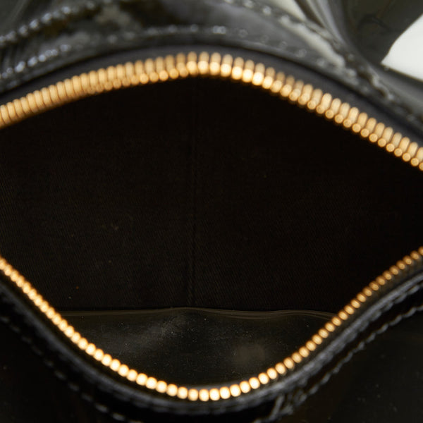 ドルチェアンドガッバーナ クリア ブラック ビニール パテントレザー ハンドバッグ ショルダーバッグ 2WAY レディース DOLCE&GABBANA 【中古】