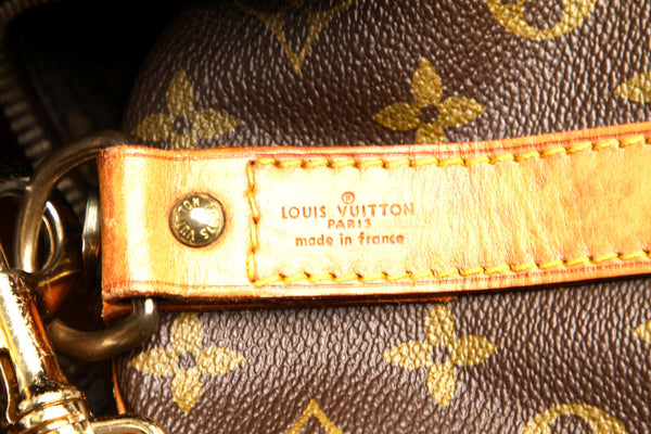 ルイ ヴィトン モノグラム キーポル　バンドリエール60 M41412 ブラウン 茶 PVC レザー ボストンバッグ ユニセックス LOUIS VUITTON 中古