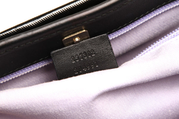 グッチ 257302 ブラック パテントレザー レザー トートバッグ レディース GUCCI 中古