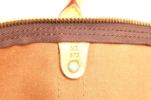 ルイ ヴィトン モノグラム キーポル バンドリエール 60 M41422 ブラウン 茶 PVC レザー ボストンバッグ ユニセックス LOUIS VUITTON 中古