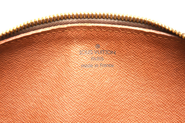 ルイ ヴィトン モノグラム パピヨン M51365 ブラウン 茶 PVC レザー ハンドバッグ レディース LOUIS VUITTON 中古