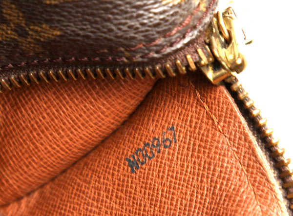 ルイ ヴィトン モノグラム パピヨン M51365 ブラウン 茶 PVC レザー ハンドバッグ レディース LOUIS VUITTON 中古