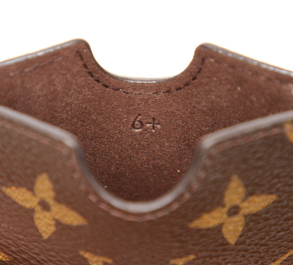 ルイ ヴィトン モノグラム M60864 ブラウン 茶 PVC レザー iPhoneケース LOUIS VUITTON ユニセックス 新品