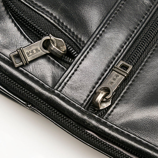 トゥミ ビジネスバッグ ブラック レザー メンズ TUMI 【中古】
