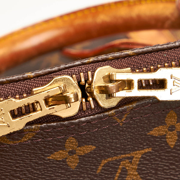 ルイ ヴィトン モノグラム キーポル55 バンドリエール ボストンバッグ M41414 ブラウン PVC レザー メンズ LOUIS VUITTON 【中古】