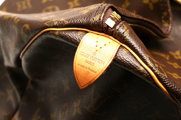 ルイ ヴィトン モノグラム キーポル50 M41426 ブラウン PVC レザー ボストンバッグ ユニセックス LOUIS VUITTON 中古