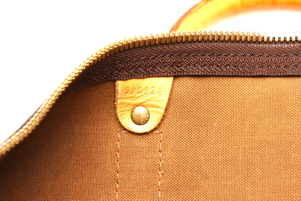 ルイ ヴィトン モノグラム キーポル 45 M41428 ブラウン 茶 PVC レザー ボストンバッグ ユニセックス LOUIS VUITTON 中古