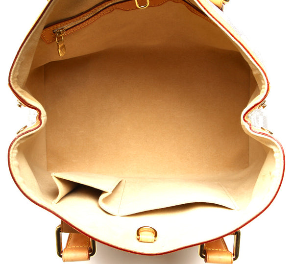 ルイ ヴィトン ダミエ アズール ハムステッドPM N51207 ホワイト 白 PVC レザー ハンドバッグ レディース LOUIS VUITTON 中古