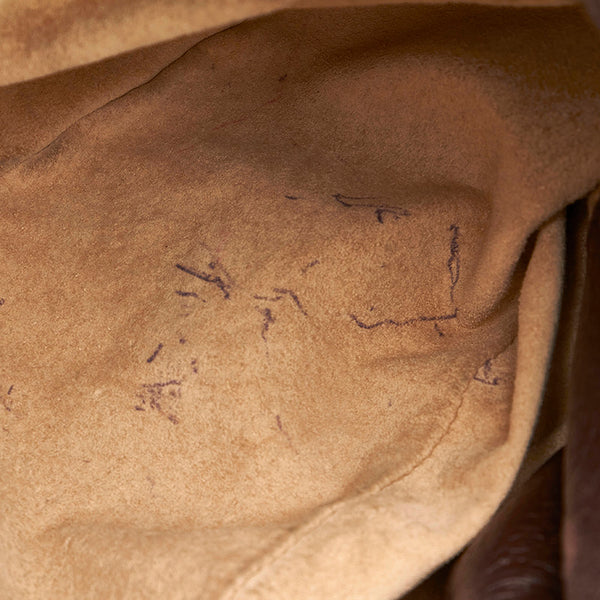 ボッテガヴェネタ ショルダーバッグ ブラウン レザー レディース BOTTEGAVENETA 【中古】