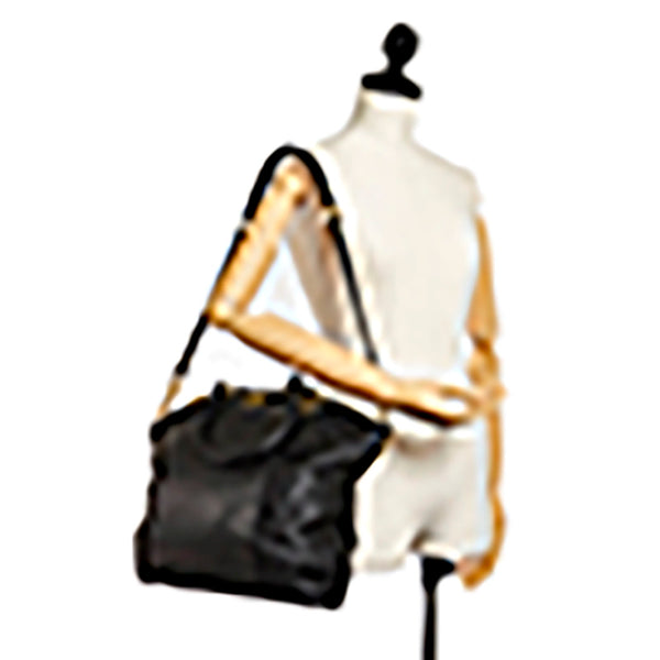 コーチ レザー2Wayトートバッグ　 18641 ブラック レザー トートバック ショルダバッグ 2WAY  レディース COACH 【中古】