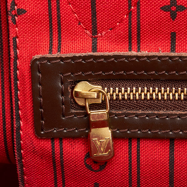 ルイ ヴィトン ダミエ ネヴァーフルPM N41359  ブラウン PVC レザー トートバッグ レディース LOUIS VUITTON 【中古】