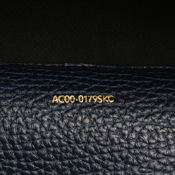 スリーワンフィリップリム サッチェルバッグ AC00-0179SKC ネイビー レザー ハンドバッグ ショルダーバッグ２WAY レディース 3.1 phillip lim 【中古】