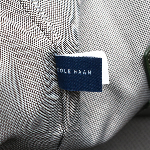コールハーン グリーン レザー ハンドバッグ ショルダーバッグ 2WAY レディース COLE HAAN 【中古】