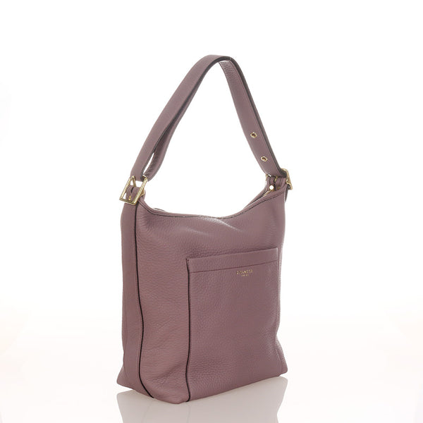 コーチ 25678 ピンク パープル レザー ワンショルダー レディース COACH 【中古】