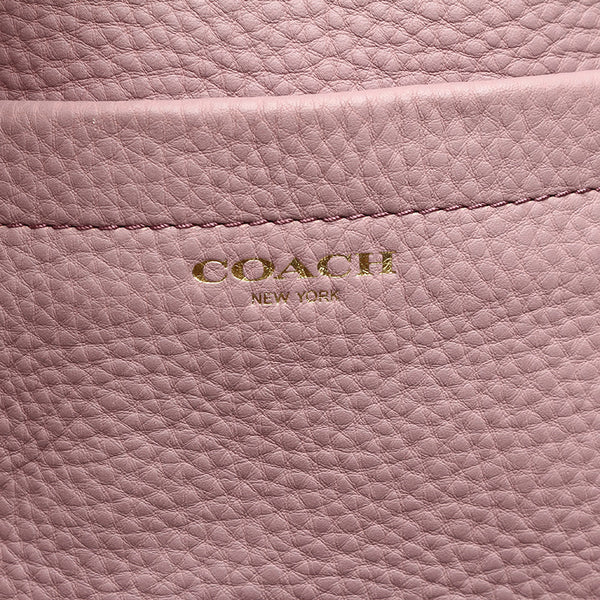 コーチ 25678 ピンク パープル レザー ワンショルダー レディース COACH 【中古】