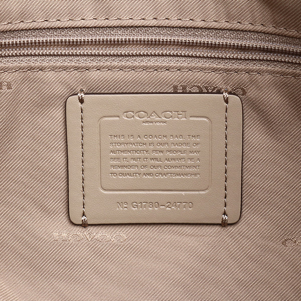 コーチ 24770 ベージュ レザー ハンドバッグ ショルダーバッグ 2WAY レディース COACH 【中古】