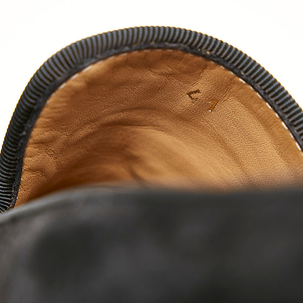 クリスチャンルブタン Rossini Flat ブラック スウェード スリッポン メンズ Christian Louboutin 【中古】