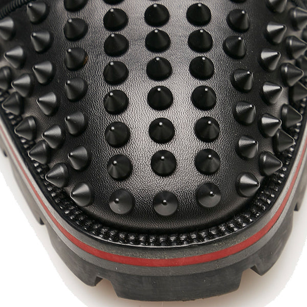 クリスチャンルブタン Rossini Flat ブラック スウェード スリッポン メンズ Christian Louboutin 【中古】