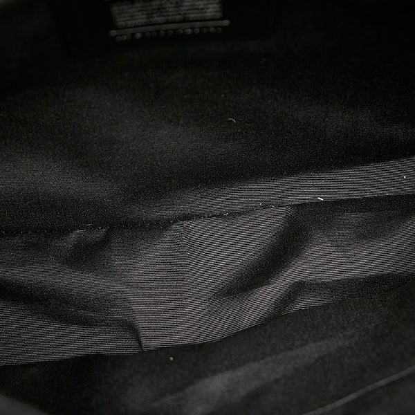 コーチ F29040 ブラック PVC リュック バックパック レディース COACH 【中古】