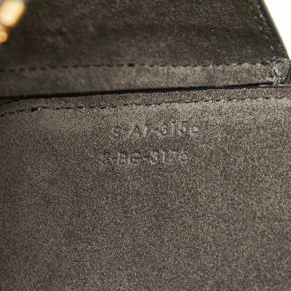 セリーヌ ベルトバッグ グレー レザー ハンドバッグ ショルダーバッグ 2WAY レディース CELINE 中古
