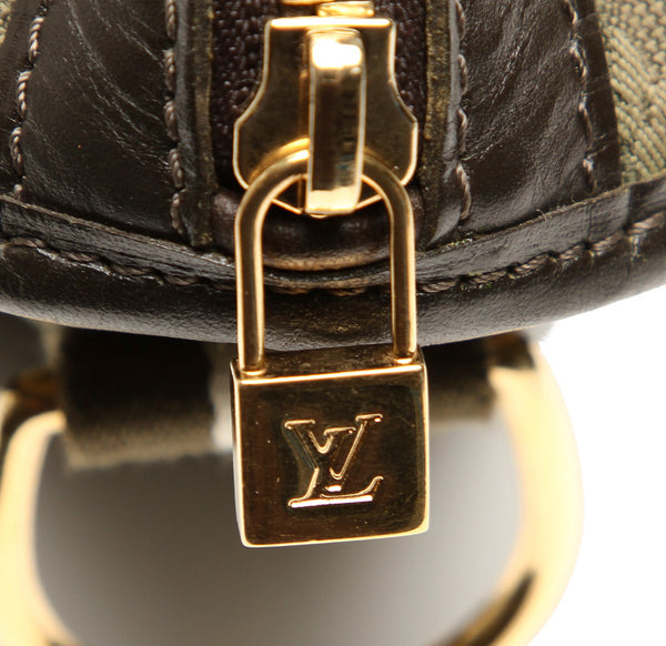 ルイ ヴィトン モノグラム サックマリーケイト M42342 カーキ キャンバス レザー ショルダーバッグ LOUIS VUITTON レディース 中古