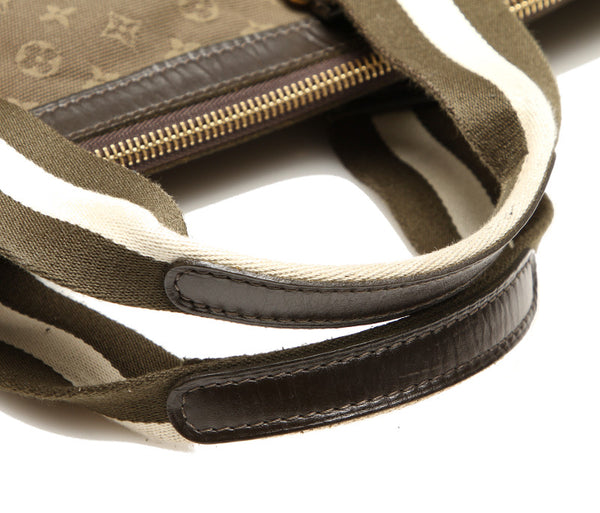 ルイ ヴィトン モノグラム サックマリーケイト M42342 カーキ キャンバス レザー ショルダーバッグ LOUIS VUITTON レディース 中古